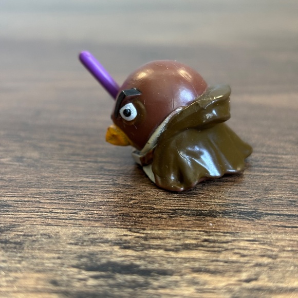 ANGRY BIRDS Star Wars 2 MACE WINDU Mini Telepod Toy Figure QR CODE Cake Topper - Picture 6 of 6